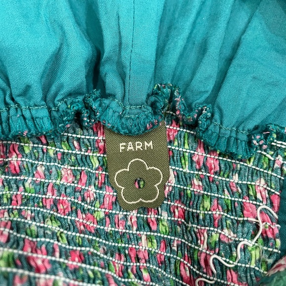 FARM Rio floral sleeveless lace detail tule hem fit and flare mini dress - Picture 12 of 15